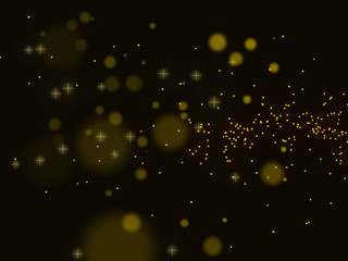 光效粒子原创ae动效可调节多重金粒子gif金色光斑粒子元素